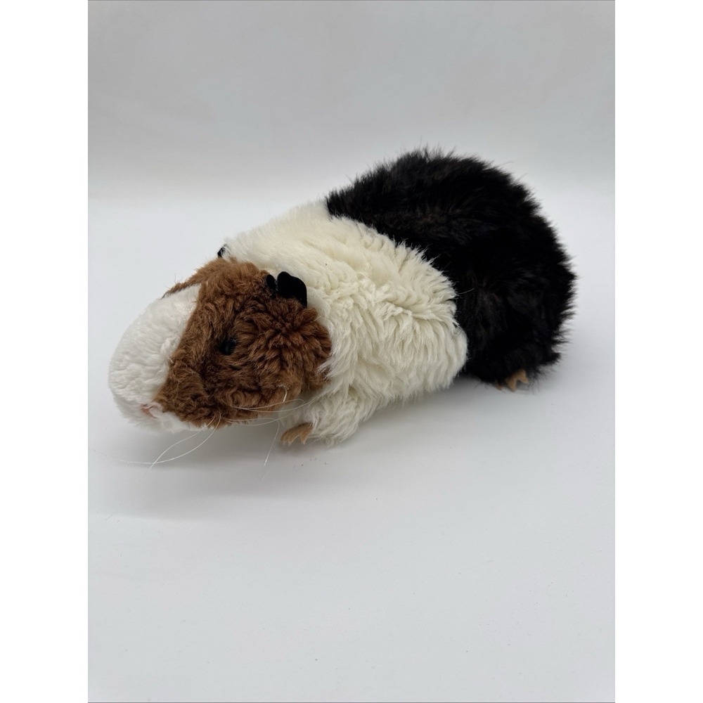 Vintage Folkmanis Folktails Guinea Pig Hand Puppet Plush Tricolor 1997 Realistic